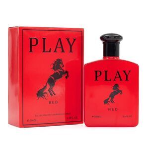 Long Lasting Play Red For Men (Inspired By Polo Red) 3.4 Oz/ 100 ML, Natural Spr